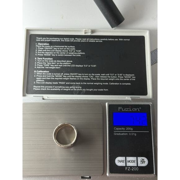 Sisae Sterling Silver Band Ring Flowers Size 6 - Picture 10 of 11